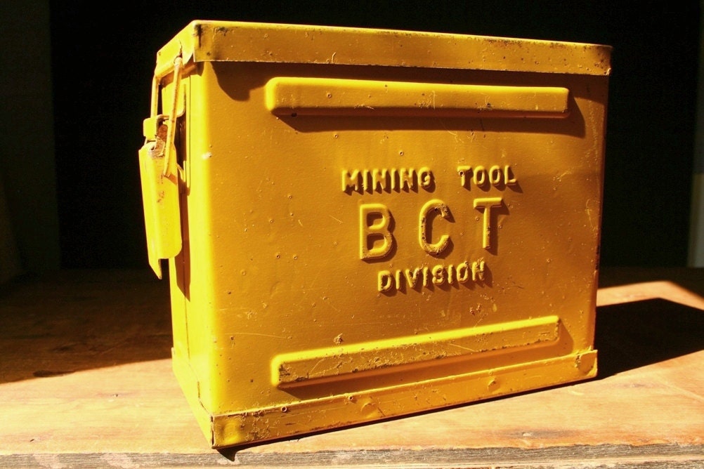 Metal tool box, BCT Mining tool box.