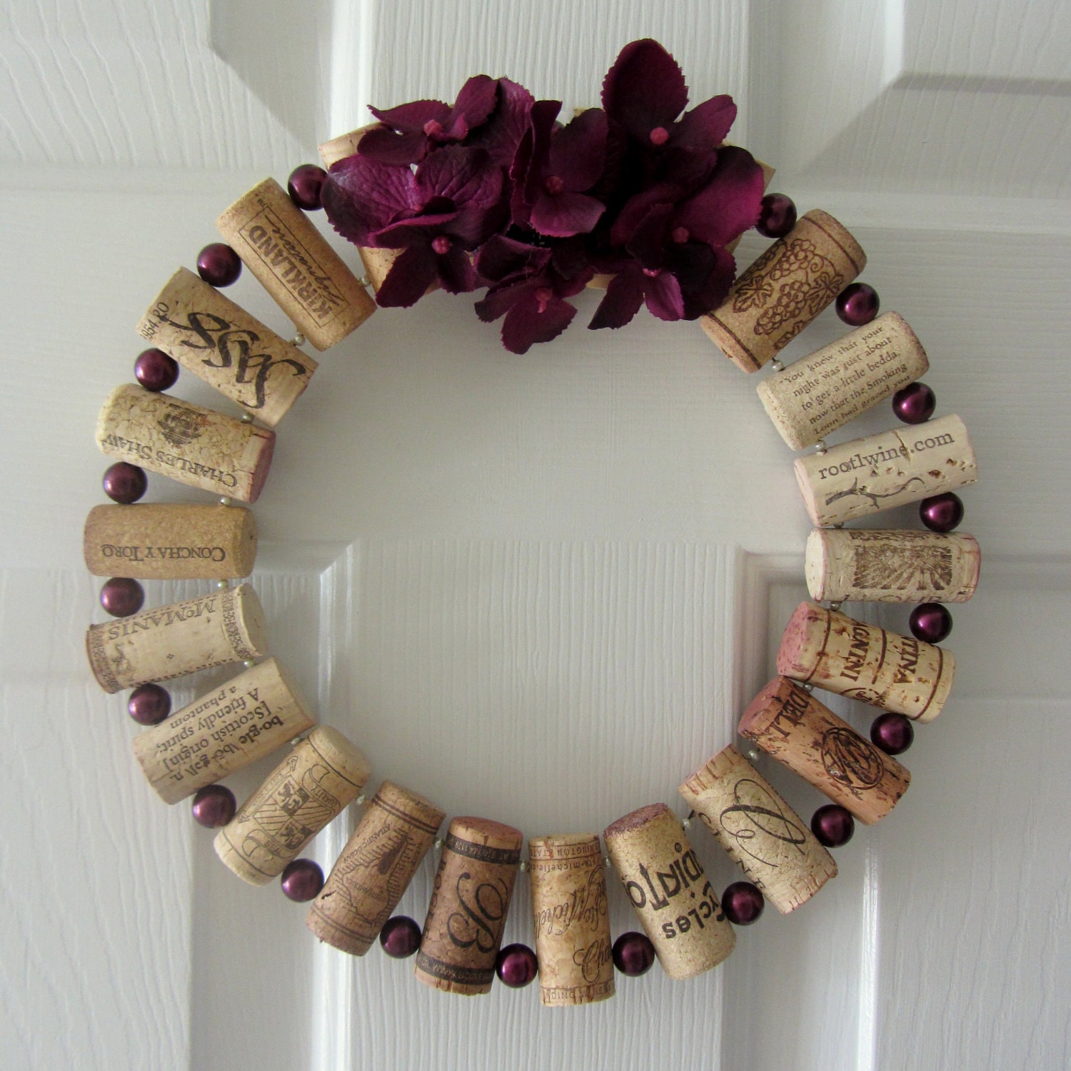 Wine Cork Wreath