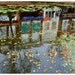 Houses reflection in the water, landscape photograph, water reflection, townscape, whimsical, Giclee print, 8x12 - titled: Delft