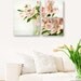 Alstroemeria photograph, pink flowers, bouquet, pastel colours, fine art, set of 3, 16x12, 8x10, Giclée, titled: Alstroemeria II