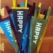 Happy felt pennant