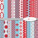 Digital Scrapbooking Paper Pack - Norton Poppy&Surf -- INSTANT DOWNLOAD