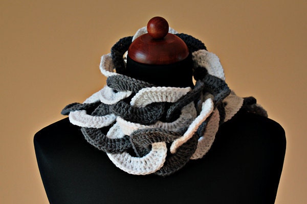 Crochet Pattern Crochet Ring Scarf