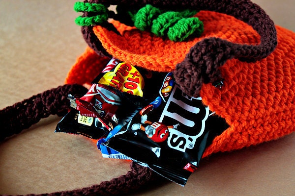 Crochet Pattern Crochet Pumpkin Bag