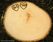 Tree Slice Cake Stand Table Centerpiece Decor Rustic Fairytale Wedding Personalized Custom (6)