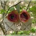 Flower Girl Basket Rustic Wedding Decor Your Choice of Color and Flower