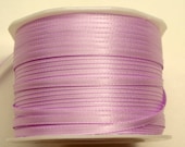 10 yds of 1/8" Double-Faced Satin Ribbon in Lavender