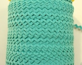 5 yds 11/64" Rick Rack in Aqua