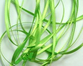 10 yds of 1/8" Double-Faced Satin Ribbon in Apple (2)
