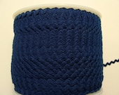5 yds of 7/32" Rick Rack - Polyester - Navy Blue