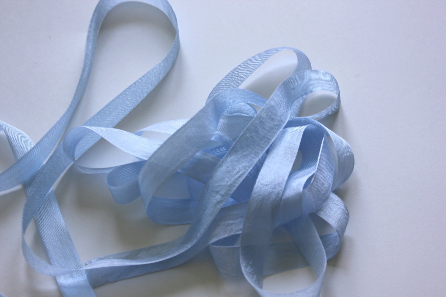 10 yards - 1/2" Seam Binding Yardage - Lace Blue