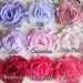 Shabby Chic Baby Shoes - Barefoot Blossoms Sandals in Custom Colors