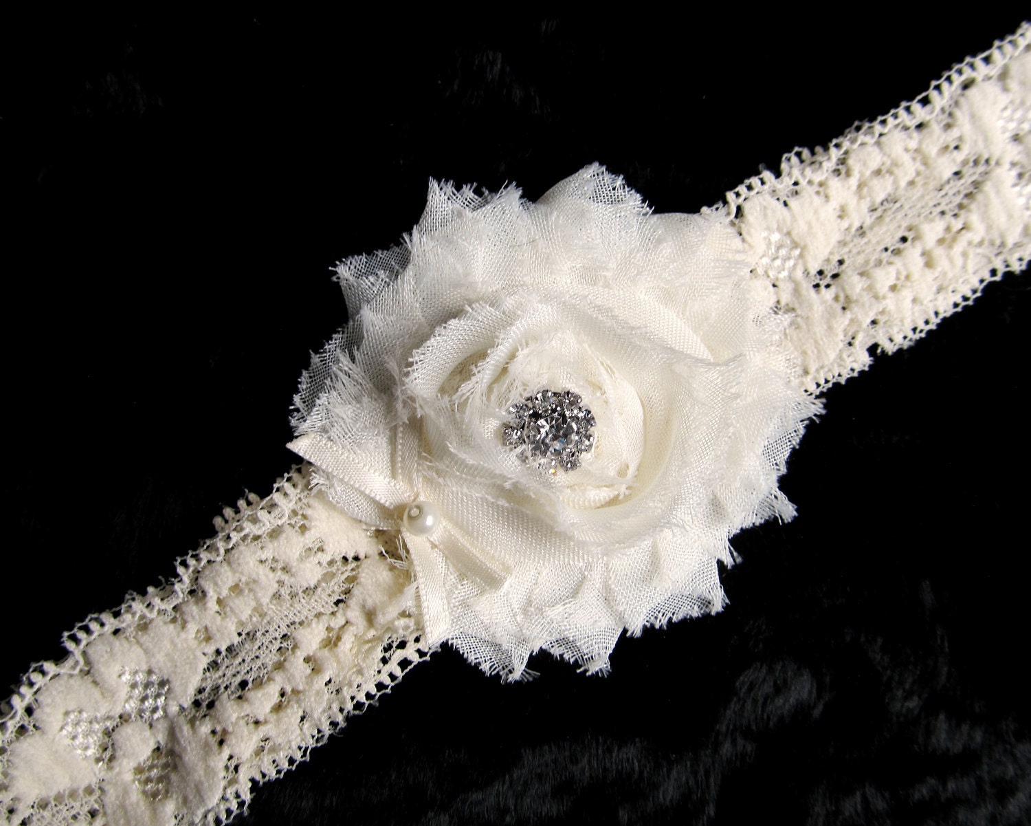 Vintage Inspired Bridal Garter Set in Ivory, Garter, Bridal Garter, Wedding Garter Set