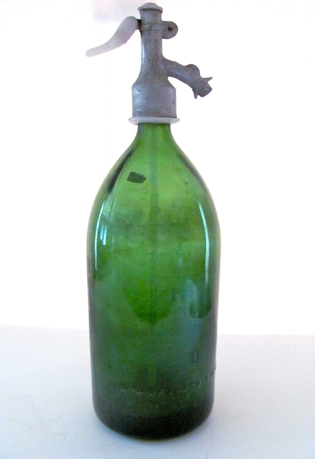 Vintage Green Seltzer Bottle