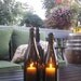 Glass Wine Bottle Candles (Set of 3)