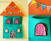 Circus House Wall Pocket,Felt and Fabric,wall hanging & Room Decoration