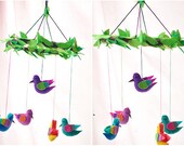 Fancy Birds Baby Mobile