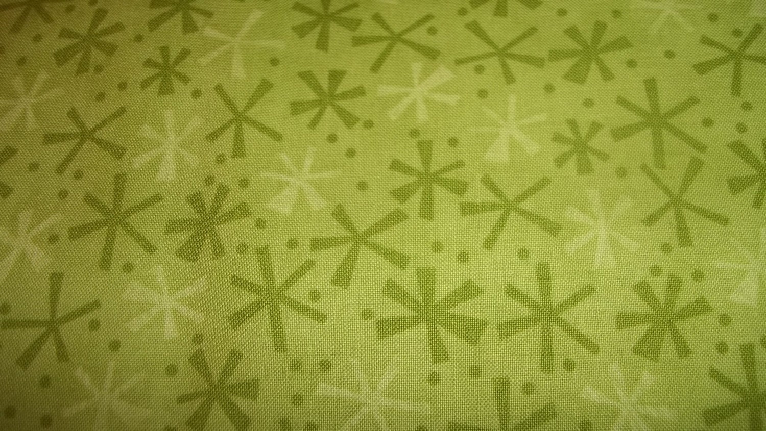 New Ten Little Things By Moda Green Jacks Tone on tone to go with owls, cars, trucks, roads and more 1 yard cotton quilt fabric