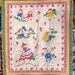Beautiful Handmade Quilt pieced with Retro 1930's Nursery Rhyme Panel by Robert Kaufman 1930's reproduction fabrics around