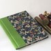 Small Handmade Notebook - Flowers on a Starry Night