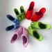 Felted adult size slippers GNOME SHOES