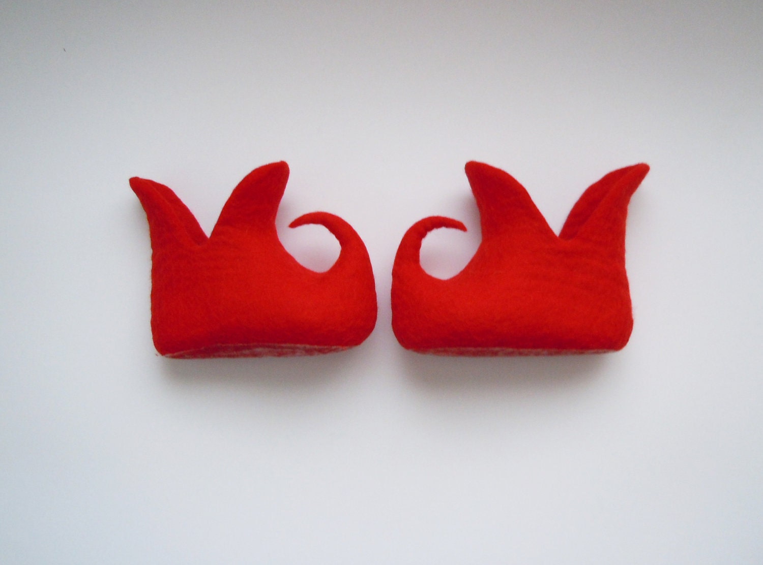 Felted adult size slippers GNOME SHOES