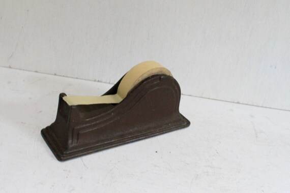 Vintage Cast Iron Tape Dispenser by MyVintageLane on Etsy