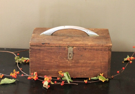 Vintage Wooden Box With Lid By MyVintageLane On Etsy