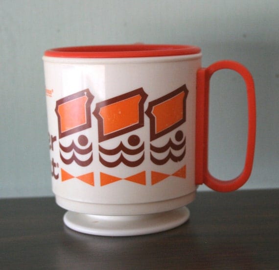Vintage Mister Donut Travel Mug by DustbunnyVintage on Etsy