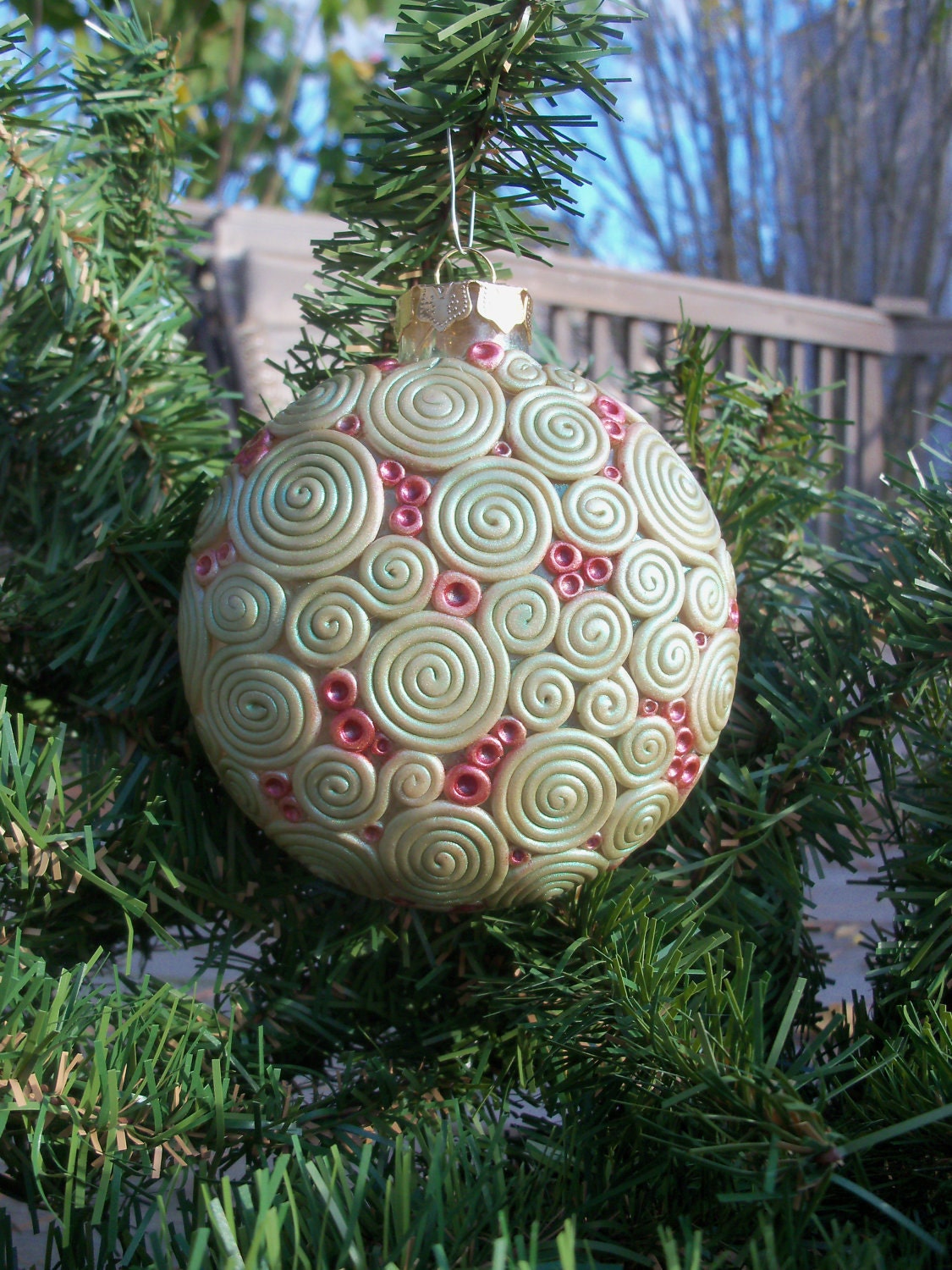 Polymer Clay Christmas Ornament