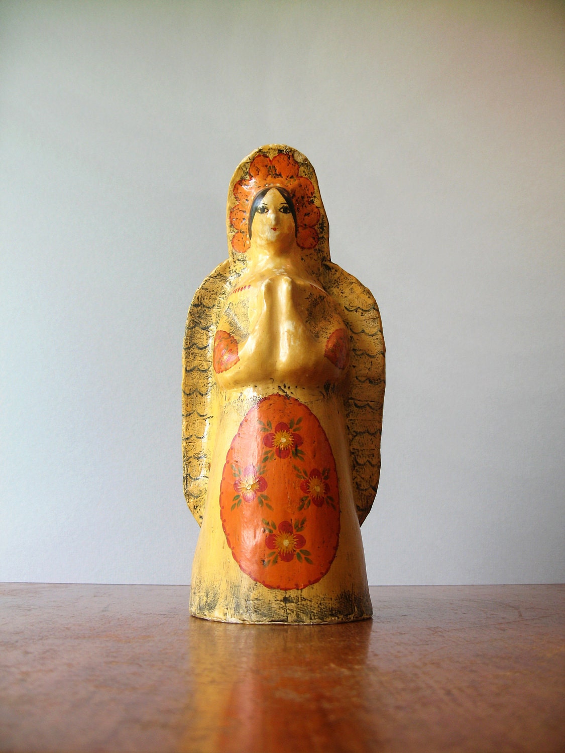 Mid Century Gemma Taccogna Angel Folk Art Sculpture / Figurine