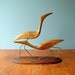 Mid Century Modern Shore Bird Sculpture - Discounted