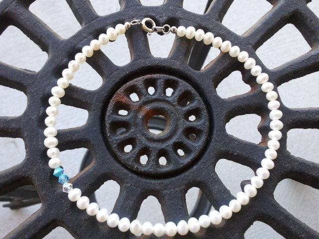 Baby Girl's First Pearls- 12in 4mm Freshwater Pearl Necklace