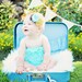 Lace Petti Romper - Aqua
