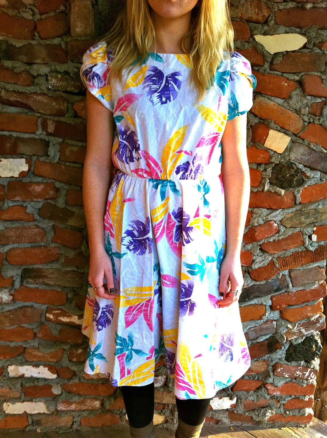 1980's California Valley Girl Dress