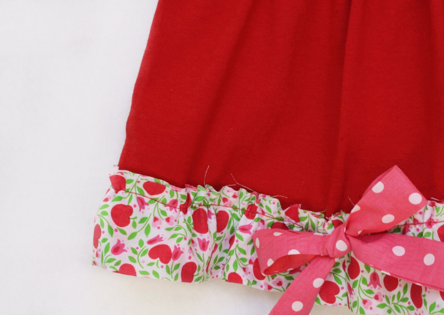 Childrens Clothing, Red, Ruffle, Girls Skirt,  Size 3/4, Red, Ruffle, Children, Kids,