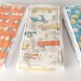 FREE SHIPPING Baby Burp Cloths - Set of 3 - Monaluna Circa 52- Birch 100% Organic Cotton Fabric