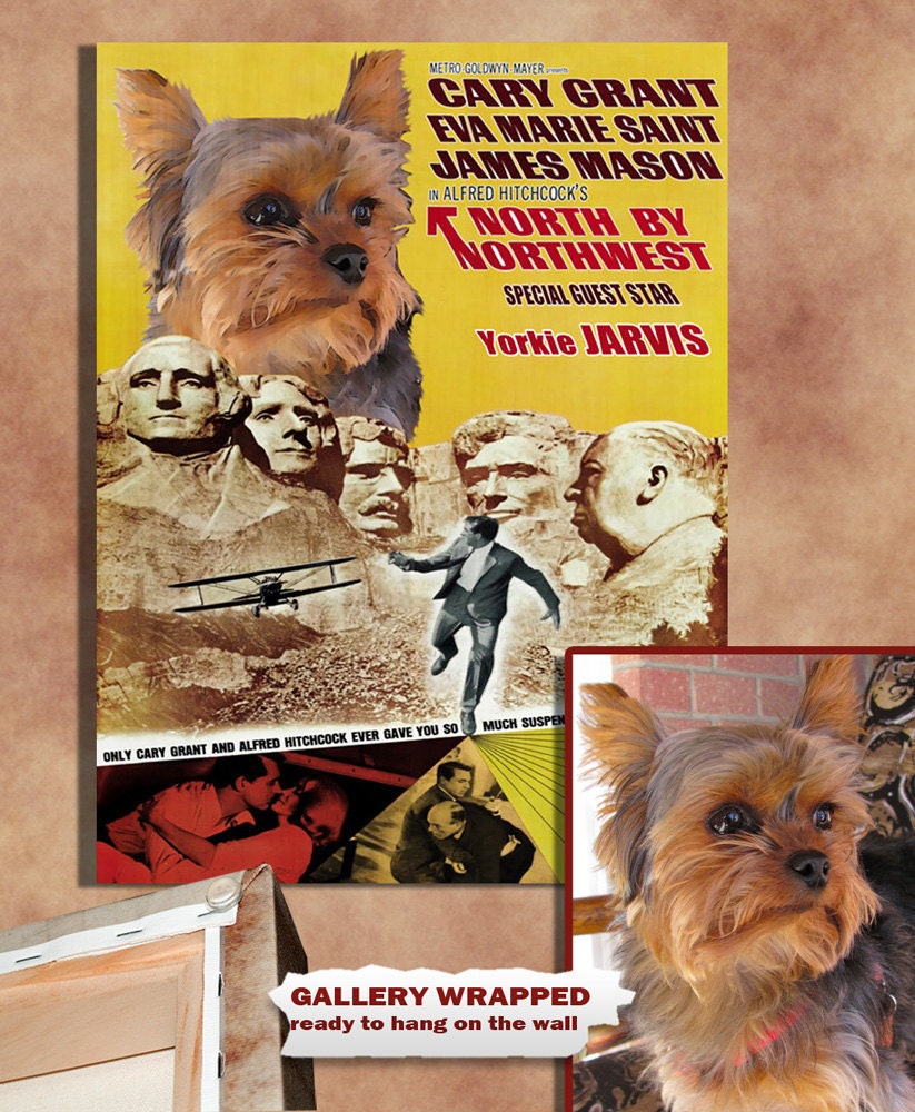 CUSTOM  Dog Portrait Original Movie Canvas Fine Art by Nobility Dogs