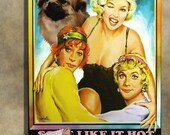 Tibetan Spaniel Vintage Movie Style Poster Canvas Print  NEW Collection by Nobility Dogs