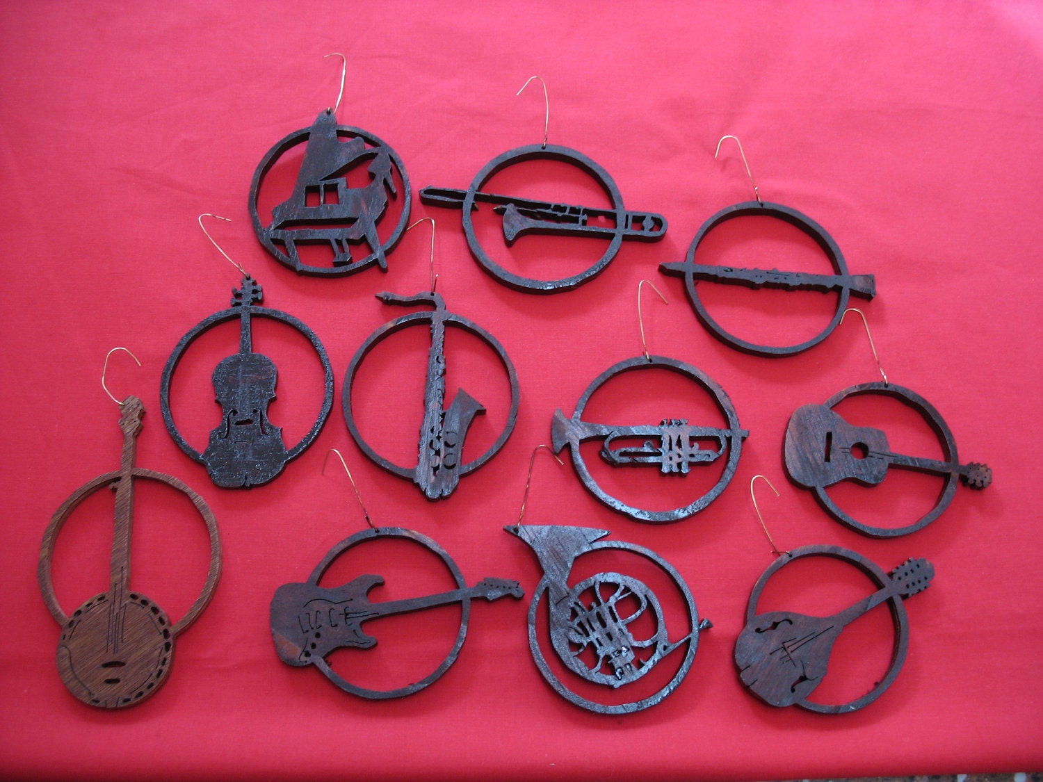 Items similar to Musical instrument Wooden Scroll Saw Christmas