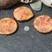 Large Handmade Rustic Focal Point Buttons Chunky Made from Redwood Slices