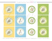 PRINTABLE Personalized Party Favor Tags - Peter Rabbit Inspired Favor Tags - Detailish 381 Il_170x135