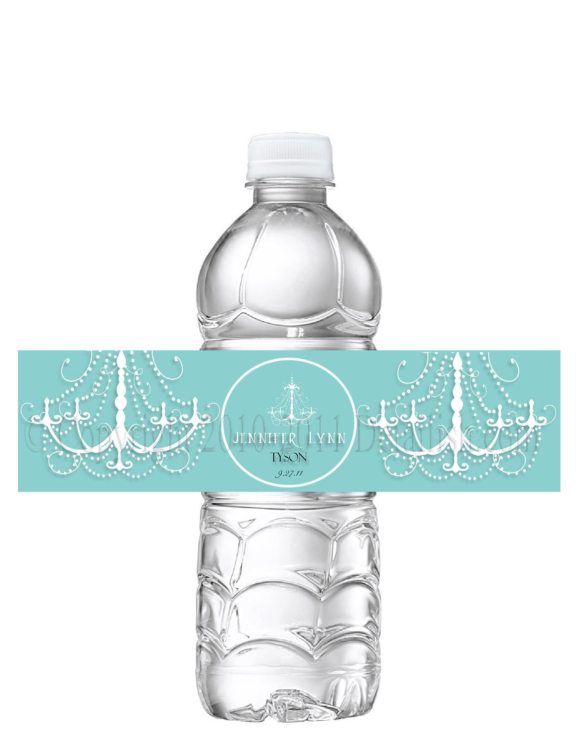 PRINTABLE Tiffany Blue Bridal Shower Wedding Shower Baby Shower Birthday Water Bottle Labels- Print as many as you need Il_170x135