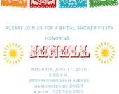 PRINTABLE Personalized Invitation - Fiesta Party Invitation Papel Picado Style You choose Baby Shower, Birthday Bridal Invitation Il_170x135