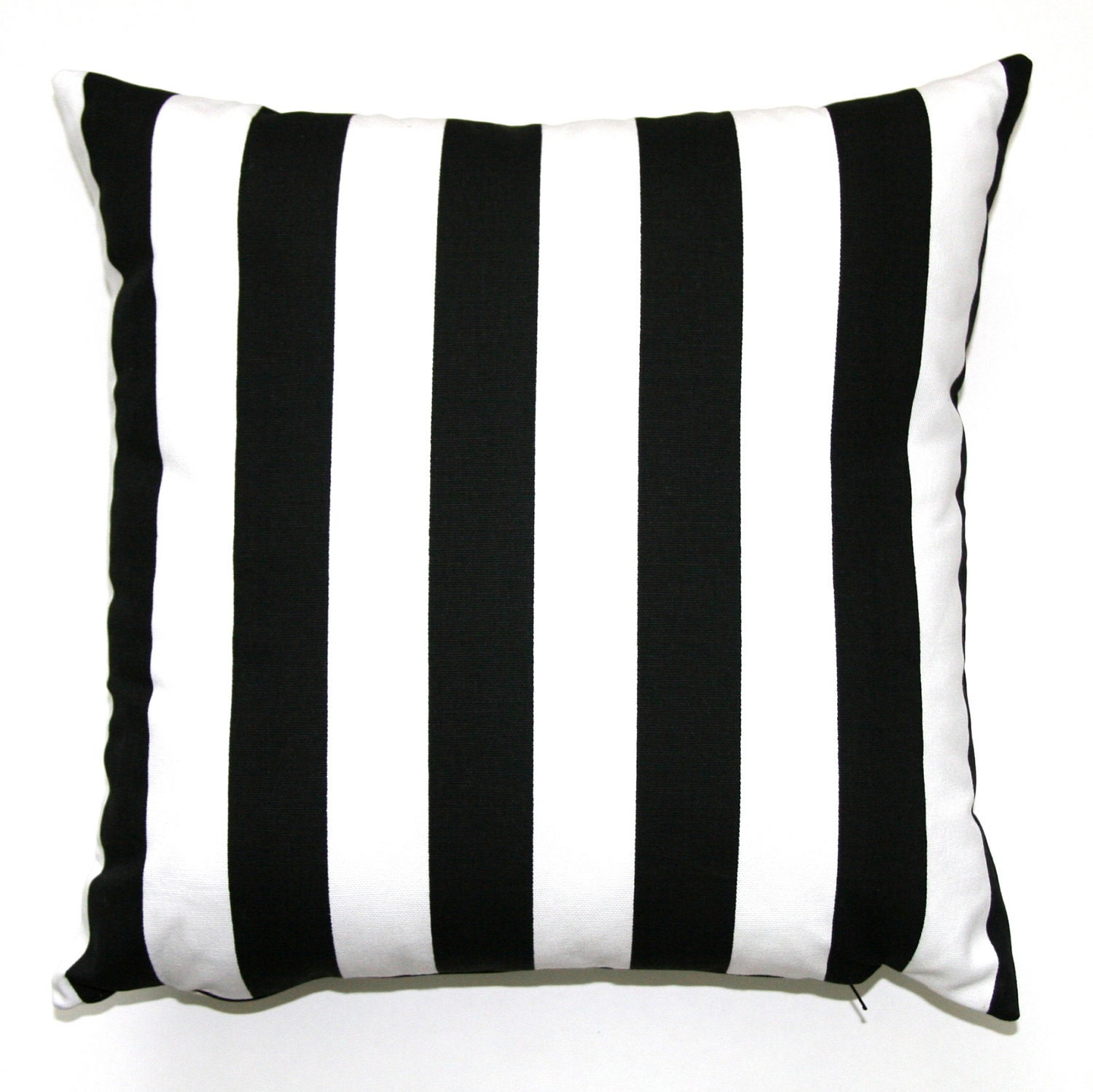 Premier Prints Black and White Striped Pillow Cover- 20x20 inches- Hidden Zipper Closure