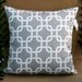 Premier Prints Grey Gotcha Pillow Cover- 16x16 inches- Hidden Zipper Closure