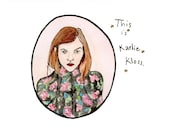 Karlie Kloss, Supermodel Print 7" x 8 1/2"