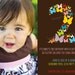 Butterfly and Bugs Number to Match Age . Invitation
