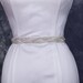 Rolar wedding bridal rhinestone pearl seed beaded sash ,belt