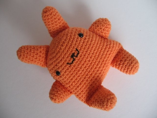 Super Kawaii Crocheted Bunny No.4 - Orange